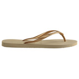 The Havaianas Women's Slim Flip Flops in the Sand Grey Colorway