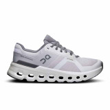The On Running Women's Cloudrunner 2 Running Shoes in the Frost and White Colorway