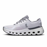 The On Running Women's Cloudrunner 2 Running Shoes in the Frost and White Colorway