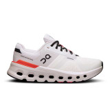 The On Running Women's Cloudrunner 2 Running Shoes in the White Sand Colorway