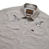 Howler Brothers Men's H Bar B Snapshirt - Soarin’ Seagulls:Storm Grey