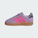 The Adidas Toddlers' Gazelle Sneakers in Powder Plum and Lucid Pink
