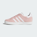 Adidas Little Kids' Gazelle Sneakers in Icey Pink/Cloud White colorway