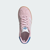 The Adidas Little Kids' Gazelle Sneakers in Pink and Blue