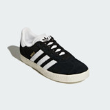adidas Big Kids' Gazelle Sneakers Core Black/Cloud White bottom