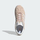adidas Big Kids' Gazelle Sneakers Pink Tint/Cloud White back view