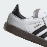 adidas Toddlers' Samba OG Sneakers Cloud White/Core Black detail view