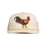 Sendero Provisions Co. Yardbird Snapback Hat White front view
