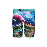 Ethika Boys' Giraffika Boxer Briefs Green/Blue