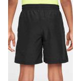The Nike Boys' Multi Dri-FIT Training Shorts in Black and Volt Green