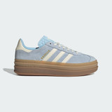 The Adidas Women's Gazelle Bold Shoes in Light Blue