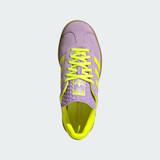 The Adidas Women's Gazelle Bold Shoes in Purple and Yellow