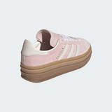The Adidas Women's Gazelle Bold Shoes in Sand Pink