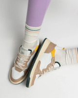 Oncept Women's Phoenix Sneakers in Oak Multi worn on foot