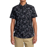 The RVCA Men's That'll Do Short Sleeve Shirt in Black