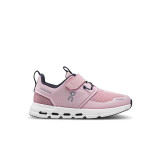 On Running Kids' Cloud Play Shoes Zephyr Pink and White top view
