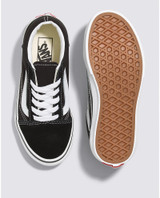 Vans Kids' Old Skool Shoes Black and White side view