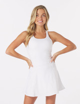 Glyder Women's Full Force Dress in white colorway