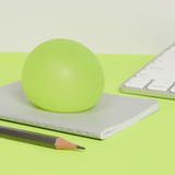 Speks Gump Memory Gel Stress Ball Algae on desk