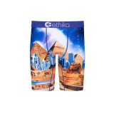 Ethika Boys' Pyramid City Boxer Briefs Purple