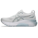 The Asics Women's Gel-Kayano 31 Running Shoes in White/Dolphin Grey