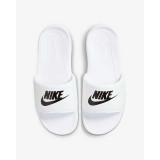 Nike Men's Victori One Slides White and Black side view