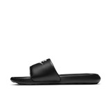 Nike Men's Victori One Slides Black and White front view