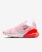 The Nike Women's Air Max 270 Sneakers in Pink Foam and Crimson