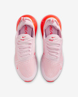 The Nike Women's Air Max 270 Sneakers in Pink Foam and Crimson
