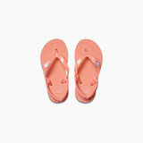 Reef Toddlers Girls' Little Charming Sandals in Peach Parfait front view