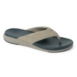 Reef Cushion Norte Sandals Dark Grey and Tan front view