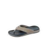 Reef Men's Cushion Norte Sandals in Dark Grey and Tan