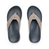 Reef Men's Cushion Norte Sandals in Dark Grey and Tan
