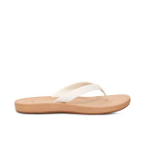 The Sanuk Women's Cosmic Shores Flip Flops in White