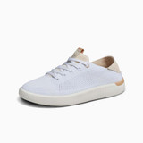 The Reef Women's Neptune Sneakers in White Vintage