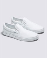 Vans Classic Slip-On Shoes Triple White detail view