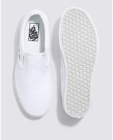 Vans Classic Slip-On Shoes Triple White angle view