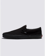 Vans Classic Slip-On Shoes All Black angle view