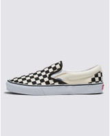Vans Classic Slip-on Checkerboard Shoes Black and White