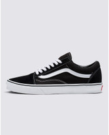 Vans Women's Old Skool Shoes Black and White lifestyle view