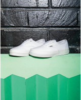The Vans Kids' Authentic Shoes in White