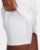 Nike Women's One Dri-FIT Ultra High-Waisted Skort in White colorway