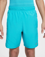 The Nike Boys' Dri-FIT Challenger Training Shorts in Teal