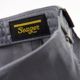 The Seager Branded Snapback Hat in Faded Denim