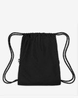 Nike Heritage Drawstring Bag Black/White front view