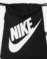 Nike Heritage Drawstring Bag in Black/White colorway