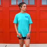 TYLER'S Dam That Cancer 2024 Giveback Tee in white, front view