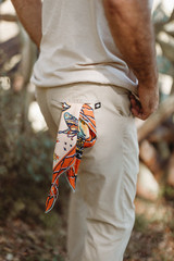 Bandits Bandanas Desert Sun Bandana detail
