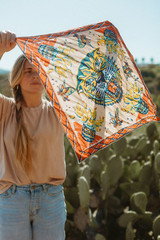 Bandits Bandanas Desert Sun Bandana flat lay