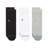 Stance Kids' Icon Crew Socks 3 Pack Multicolor